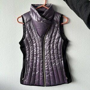 CALVIN KLEIN metallic purple vest, size small, worn once new condition